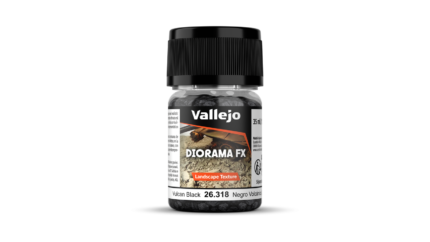 Vallejo Diorama FX Landscape Textures Vulcan Black 35ml (2-5mm)