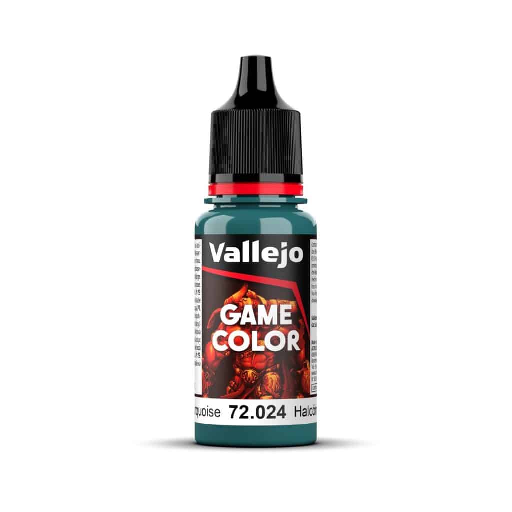 Vallejo Game Colour Turquoise 18ml Acrylic Paint - New Formulation