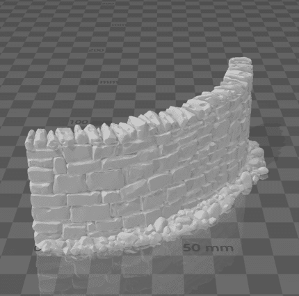 Country High Wall 8cm Curved
