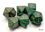 Speckled Golden Recon Polyhedral 7-Dice Set - Image 2