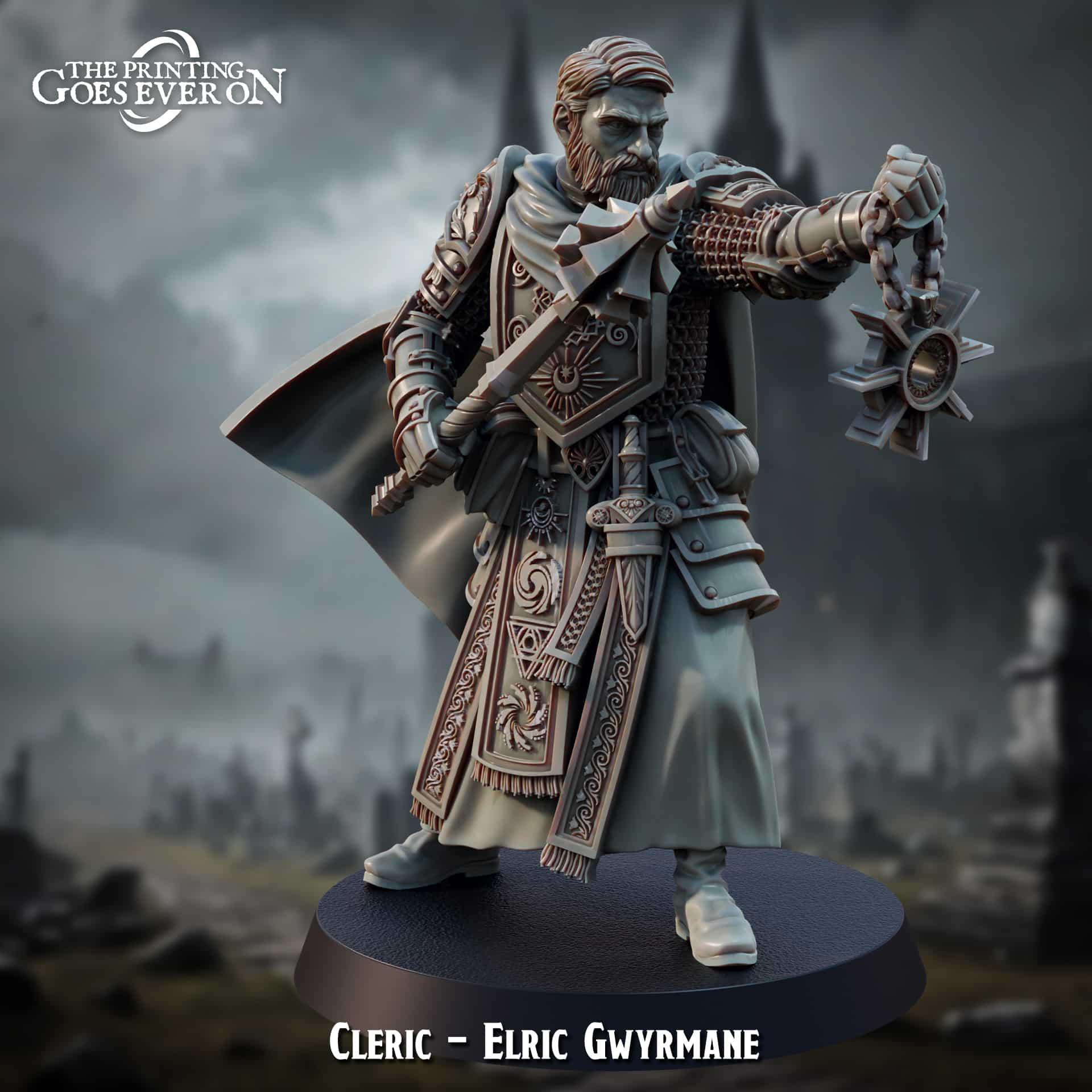 Cleric - Elric Gwyrmane Human Male Cleric - Elric Gwyrmane - Image 1