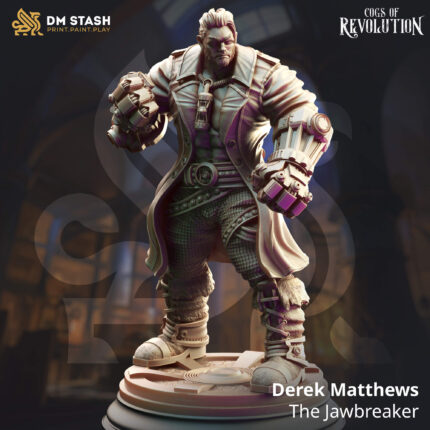 Human Artificer Brawler - Derek Matthews