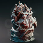 Giant Flaming Infernal Skull - Image 2