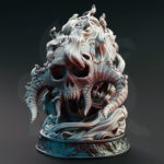Giant Flaming Infernal Skull - Image 3