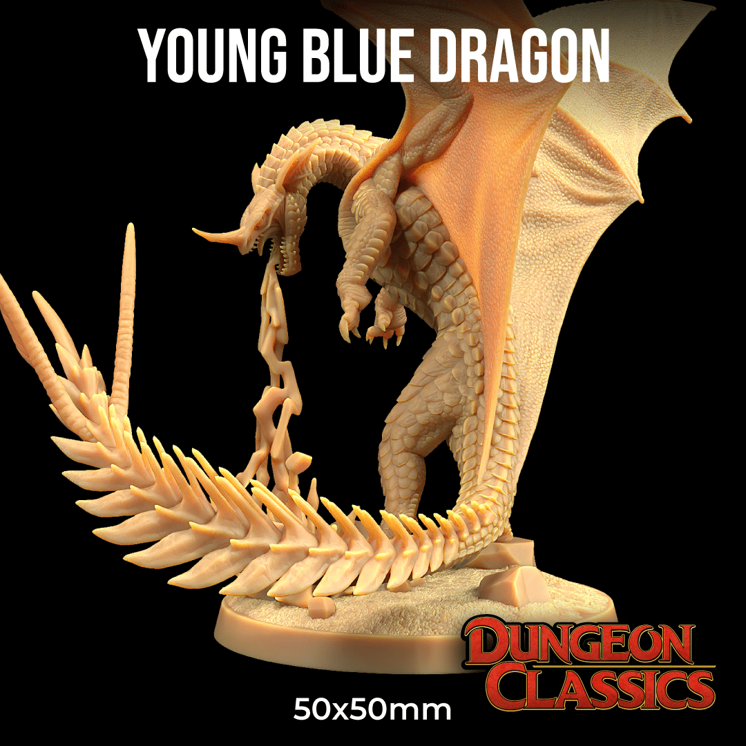 Product Thumbnails_Add-On Pack_Stormcrash_Young Blue Dragon Young Blue Dragon - Image 1