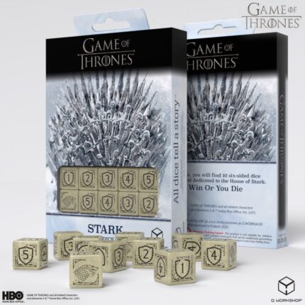 Q Workshop - Game of Thrones - Stark Dice Set 10x D6