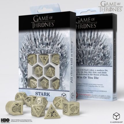 Q Workshop - Game of Thrones - Stark Dice Set 8