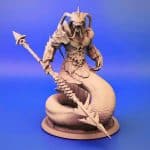 Merrow with spear