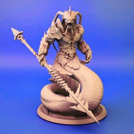 Merrow with spear