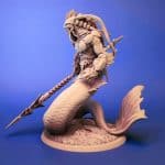 Merrow with spear - Image 2