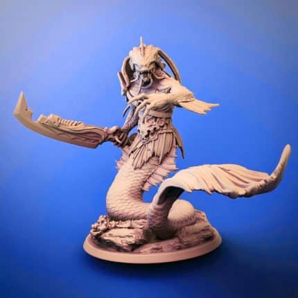 Merrow with sword