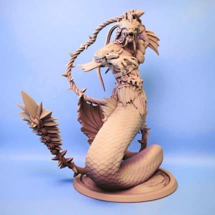 Merrow with whip