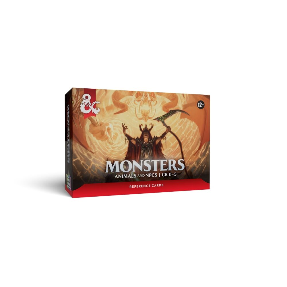 t06_front D&D Reference Cards - Monsters: Animals and NPCs - Image 1